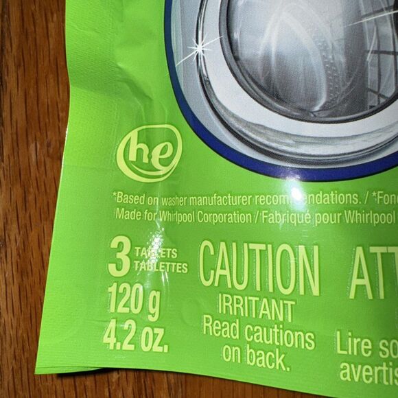 Affresh Affresh Washer Cleaner New Factory Sealed Package Of 3 Tablets - Picture 2 of 5